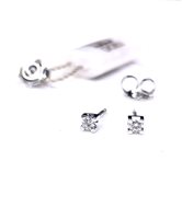 Earrings Davite & Delucchi Woman in White Gold Diamante 0.10 Ct BB S08283 10 - BB S08283 10